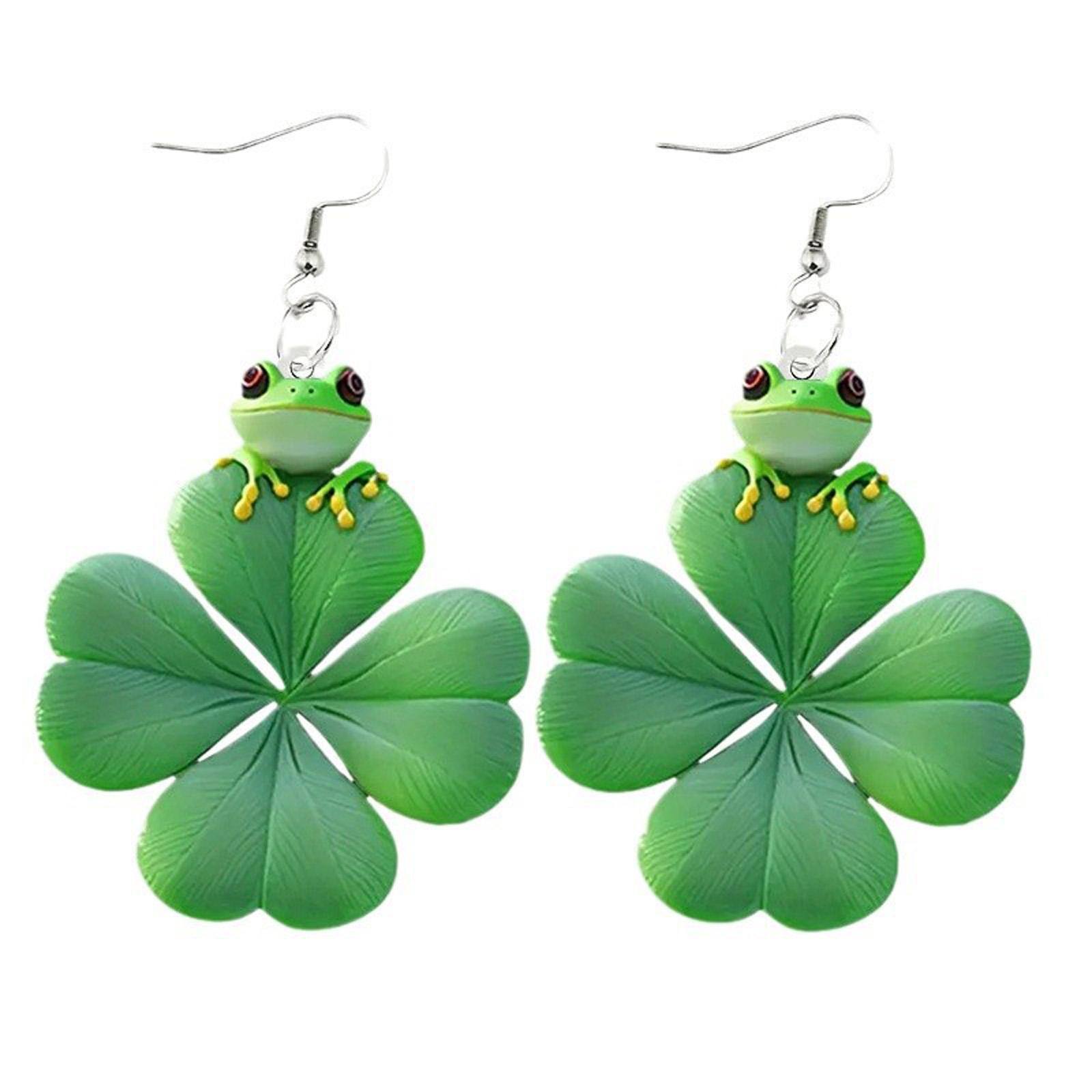 

Acrylic Earrings Suitable For St. Patrick s Day And Festival Gifts One Size