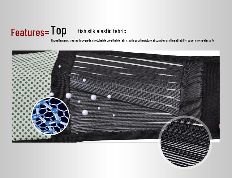 Unisex Medical Grade Lumbar Support Belt for Muscle Strain Relief - Breathable, Year-Round Back Support