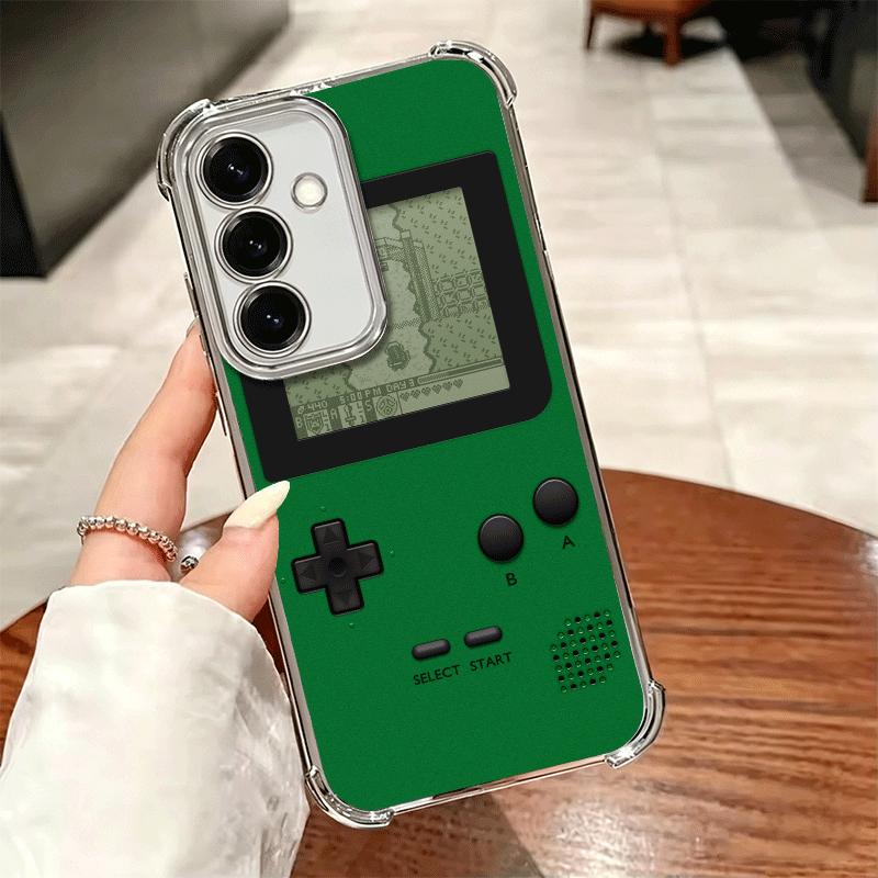 Game Console Trend Pattern Plating Phone Case For Samsung A17 A07 A37 A57 A16 A56 A15 A55 A14 A54 A13 A53 A26 A36 A25 A35 A24 A3