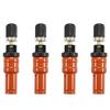 Screw-On Tyre Air Down Tool(10-30 PSI), Adjustable Auto-Stop Tire Deflators Valve Kit 4PCS Automatic Tire Deflators Set
