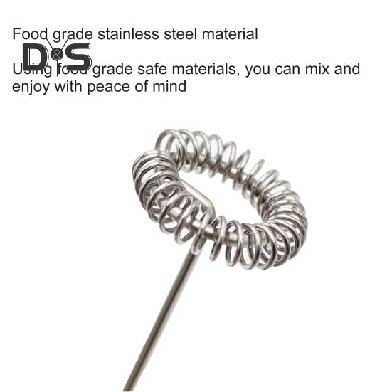 Håndholdt melkeskummer Elektrisk skummaskin Oppladbar rustfritt stål visp Drikkemikser Allsidig blandeverktøy for lattes Cappuccino Matcha