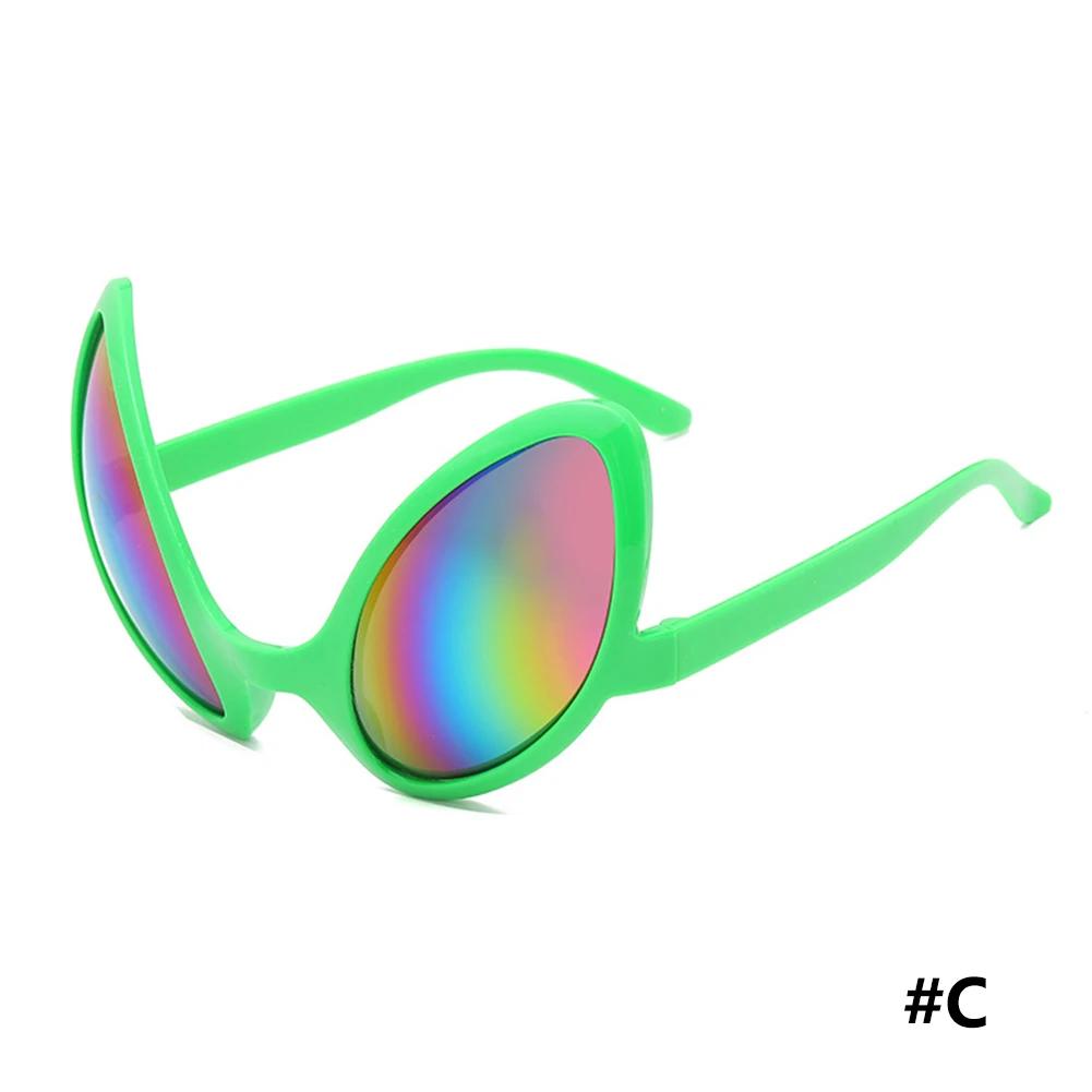 Alien Party Glasses Funny Sunglasses ET Sunglasses Holiday Dance Aliens Costume Alternative Shapes Rainbow Lenses Party Supplies