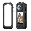 for Insta360 X5 Protective Frame Cage Practical Magnetic Plastic Frame Housing Case with Cold Shoe Mount Quick Release Bracket