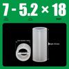Nylon Insulating Spacer M4M5 Round Riser for LED Lamps and PCB Support