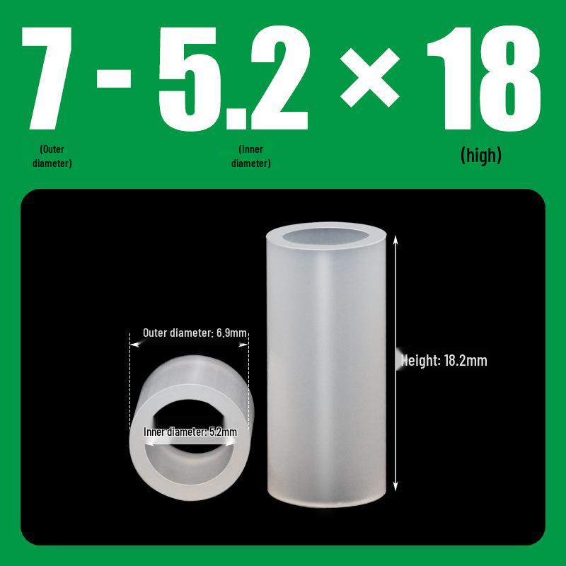 Nylon Insulating Spacer M4M5 Round Riser for LED Lamps and PCB Support