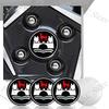 For VW 4Pcs 60MM (56MM I.D) Wolfsburg Edition Emblem Car Wheel Center Cap Rim refit Covers Sticker For VW Golf MK5 Touareg Touran