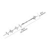 Reflective Performance Heartbeat Line Sticker Car Windshield Windscreen Bumper Hood Decor Decal Auto Car bodywork Decoraion