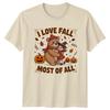 I Love Fall Most Of TShirt Fall Autumn Halloween Gift For Him And Her