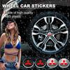 4pcs 60mm Car Wheel Center Hub Cap Rim Cover Emblem Stickers For Outlander Lancer 10 ASX RALLIART Eclipse L200 Pajero