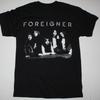 Foreigner Band T-shirt svart Bomull Unisex Tee alla storlekar S till 345XL Unisex T-shirt