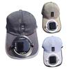 Solar Powered Rechargeable Fan Baseball Caps Adults Summer Outdoor Sun Shading Breathable Cooling Mesh Caps