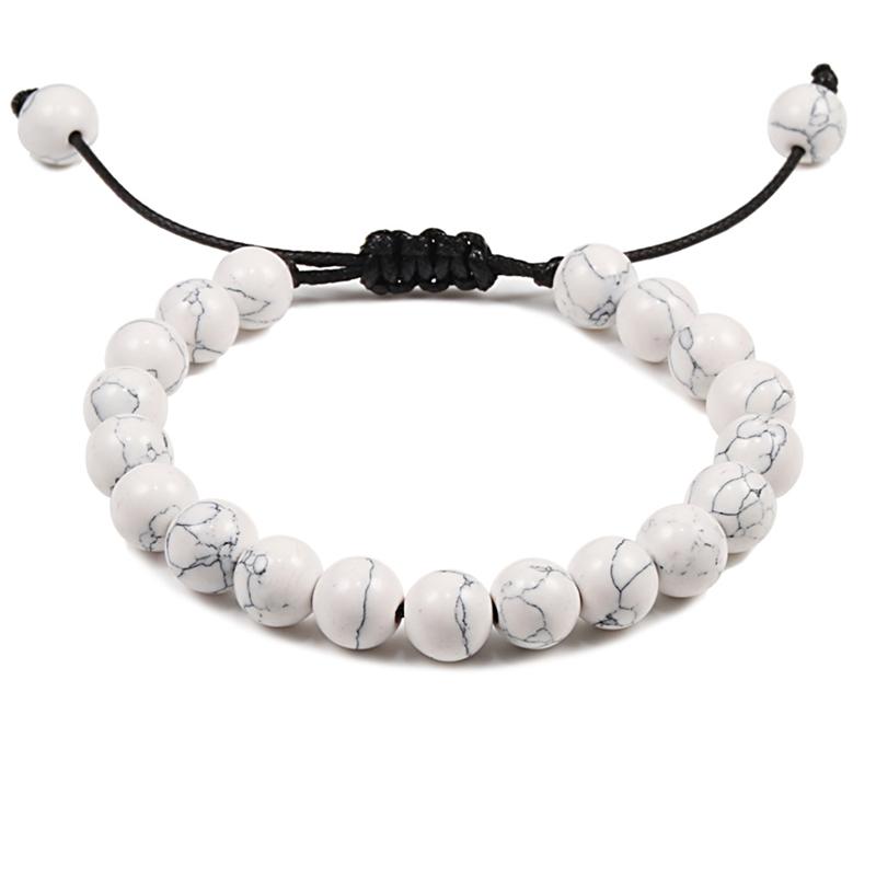 Classic 8MM Tiger Eyes Natural Stone Beads Bracelets for Men Women Bracelet Bangles Braided Rope Handmade Wristband Yoga Jewelry