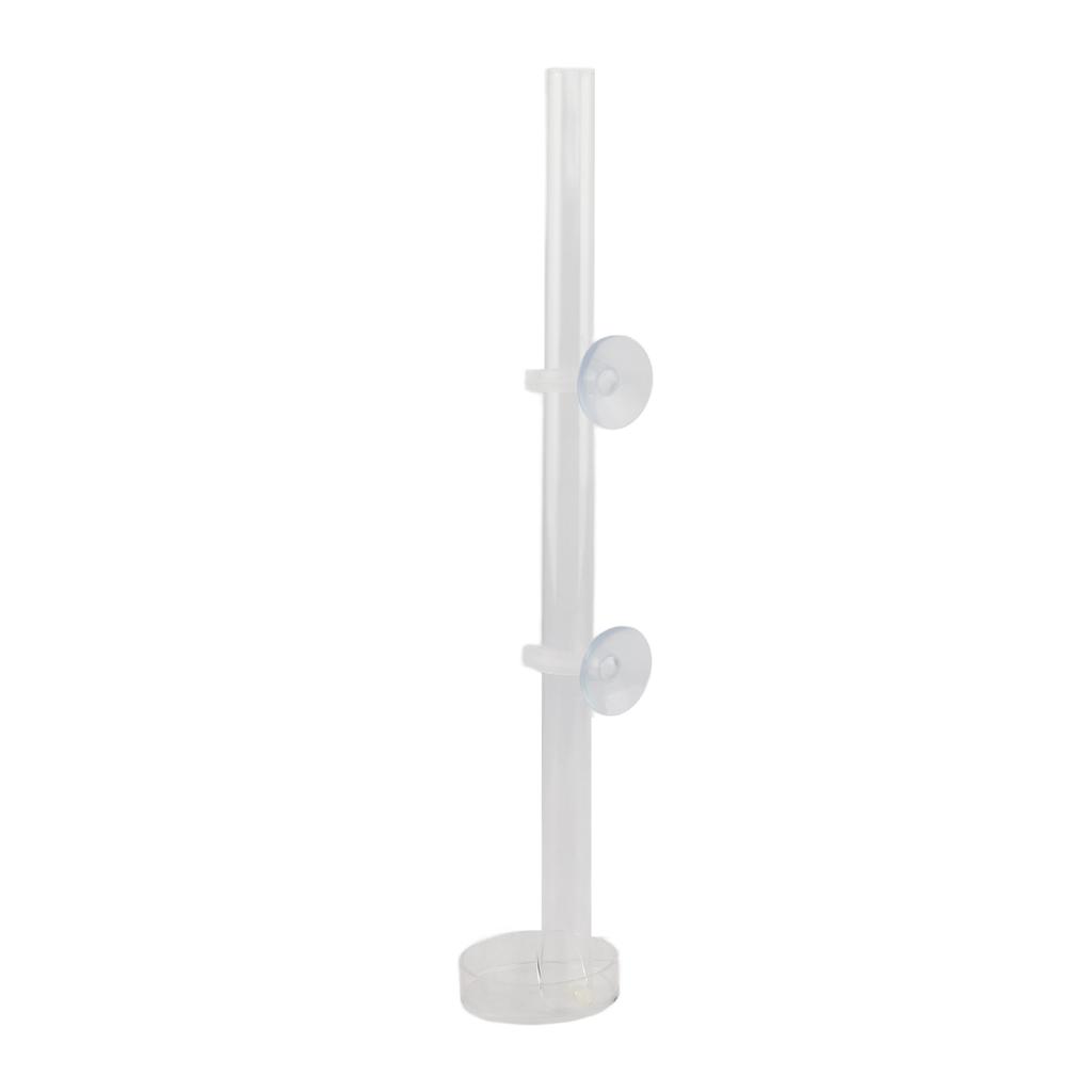 Mini Shrimp Feeding Tube Acrylic Transparent Crystal Shrimp Feeder for Fish Tank Aquarium40CM