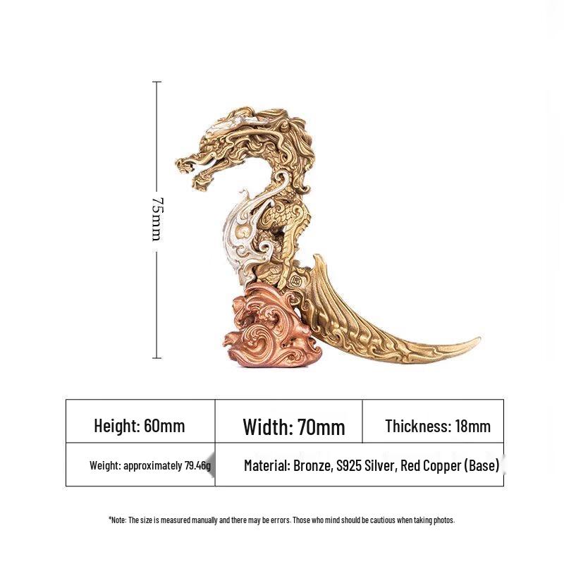 

Soaring Dragon Zisha Tea Knife Ornament
