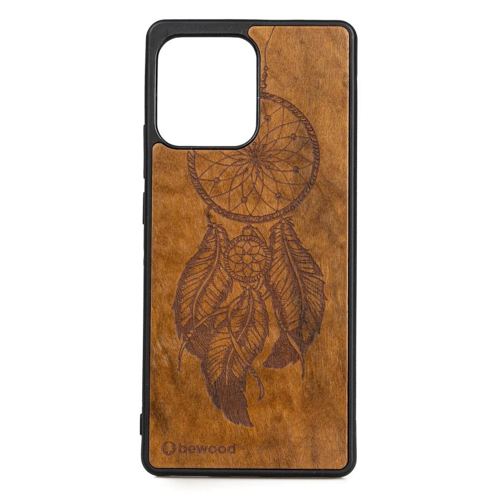 Bewood Motorola Edge 40 Pro Wooden Case Dreamcatcher Imbuia