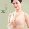 Wire-Free Front-Closure Push-Up Tank Top Bra, Seamless Plus Size for Middle-Aged & Elderly Women