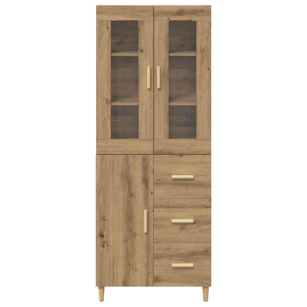 Highboard Artisan Oak 69.5 x 34 x 180 cm Particleboard