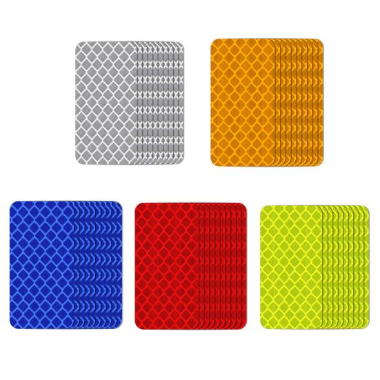 Yousheng 10 Pcs Reflective Stickers High Visibility Reflective Tape Waterproof Safety Warning Tape for Car Trailer Truck Bike Motorcycle