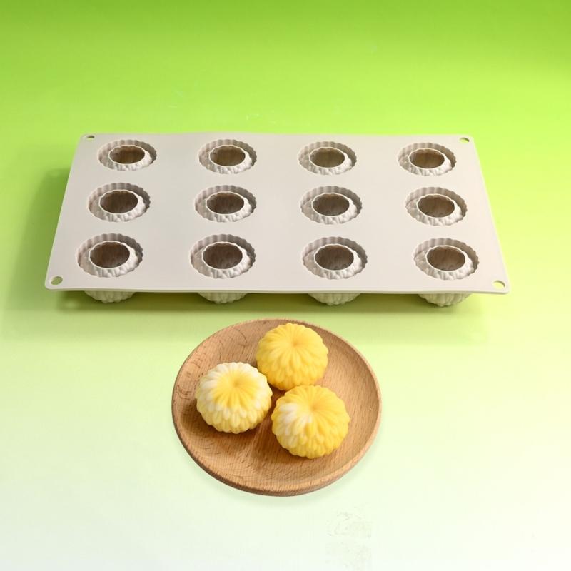 Fruit Flower Silicone Molds Fondant Mousses Cake Molds Making Pastry Chocolate Molds Baking Decorating Tool Nonstick