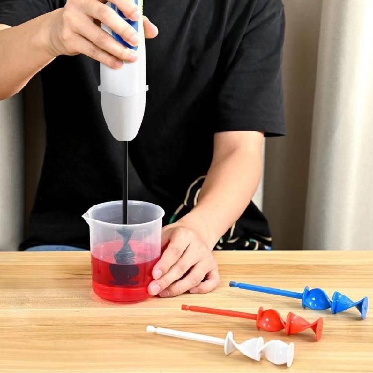 4Pcs Resin Mixer Paddles for Epoxy Mixer Attachment for Epoxy Resin Mixer Reusable Resin Stirrer Paint Stirrer Drill