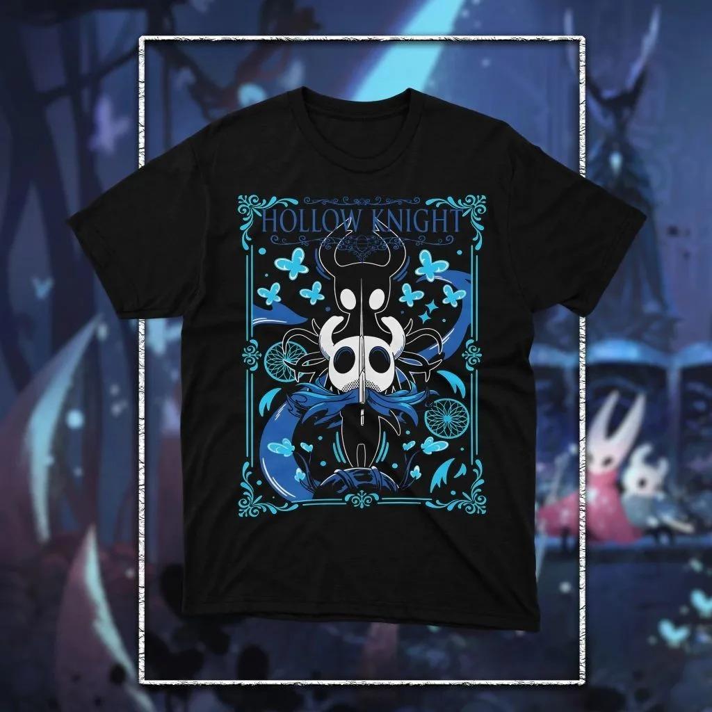 

Top Fashion Cartoon Hot Game Hollow Knight Silksong Tshirts for Fans Cosplay Casual Loose Top Retro Y2K High Street Tees Unisex L
