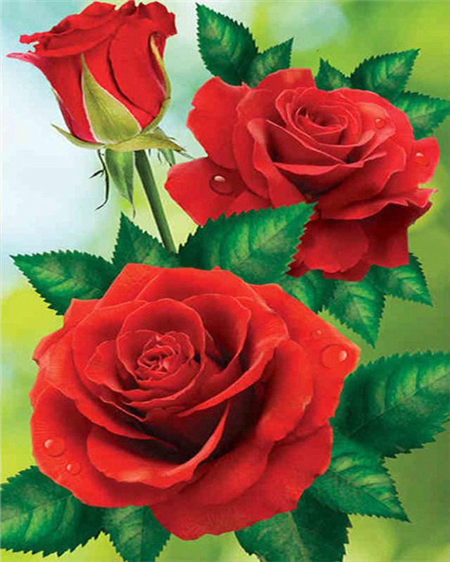 

5D алмазная живопись новые цветы Алмазная вышивка крестиком пейзаж картины из стразов мозаика домашний декор Full Round 20X30CM серый