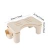 1pcs Ergonomic Under Desk Footrest Massage Portable Non-slip Adjustable Foot Stool Home Office Work Study Posture Correction