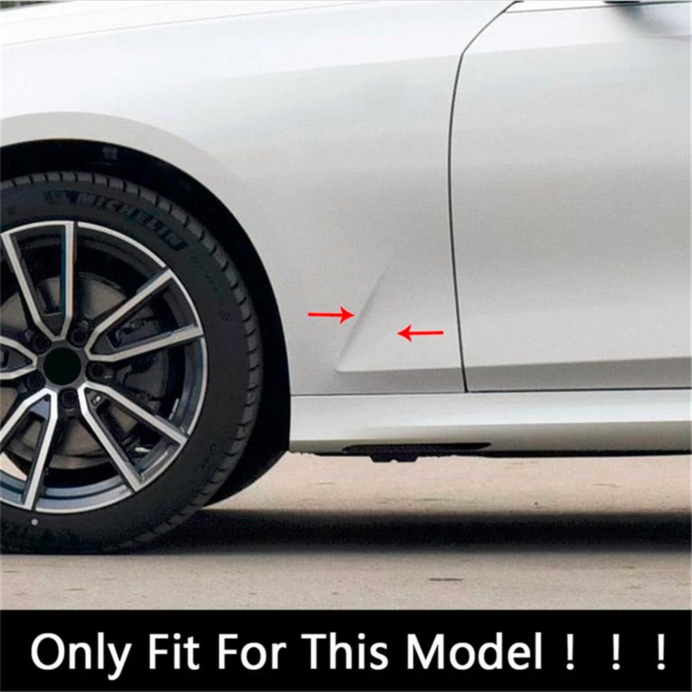Car Side Body Air Outlet Covers Fender Stickers For BMW 3 Series G20 2020-2021