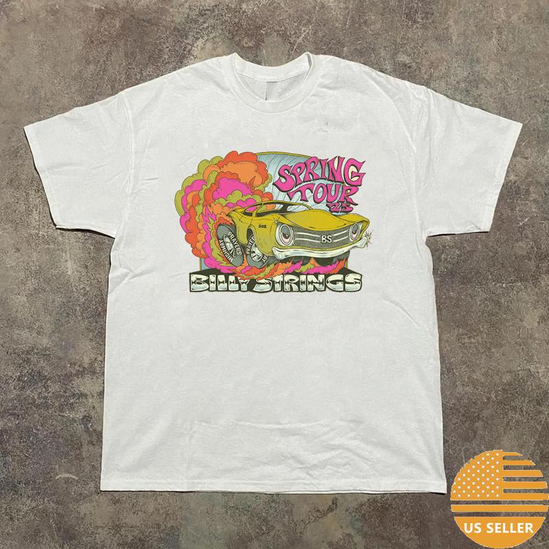 Spring Tour 2025 Billy Strings T Shirt Full Size S 5XL