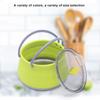 Camping Water Kettle Portable Collapsible Tea Boiling Water Pot with Handle Tableware for Camping Travel Self-Driving Essentials