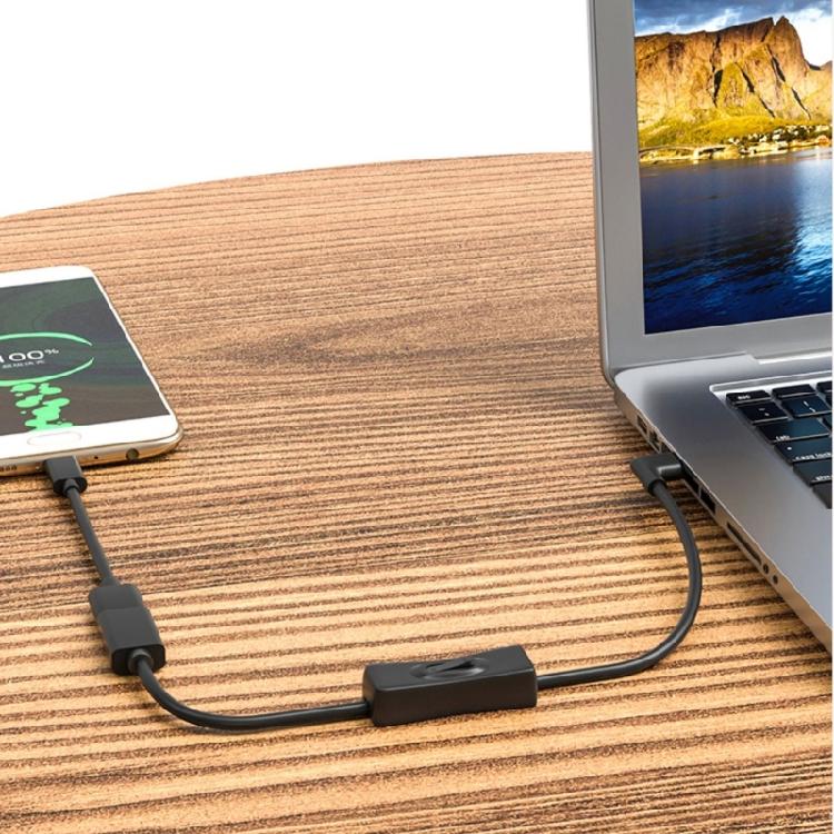 USB3.0 Extend Cable Cord with Power Switches 90 Degree Bend for USB Fan LED Lamp