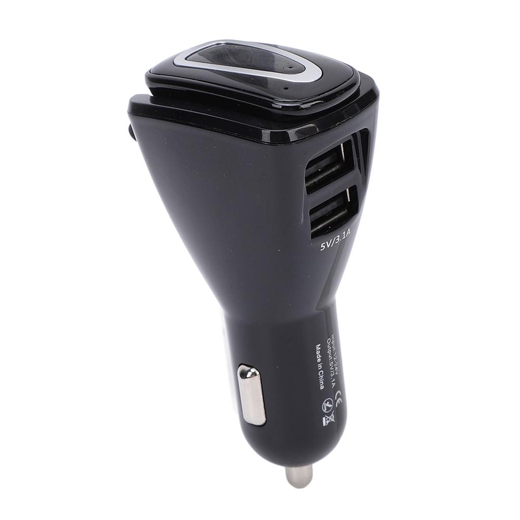 Single Wireless Earbuds with USB Car Charger Magnetic Charging Bluetooth Driving Headset for