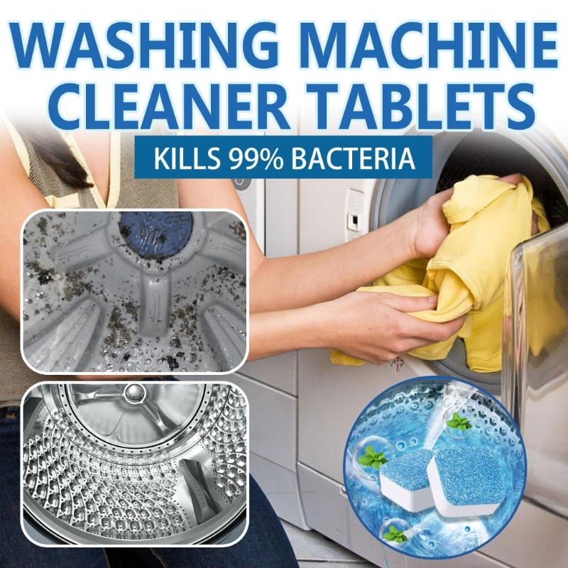 Washings Machine Cleanings Tablets Effective Laundry Machine Cleaner Descaling Agent Removes Stains Ensures Cleanliness