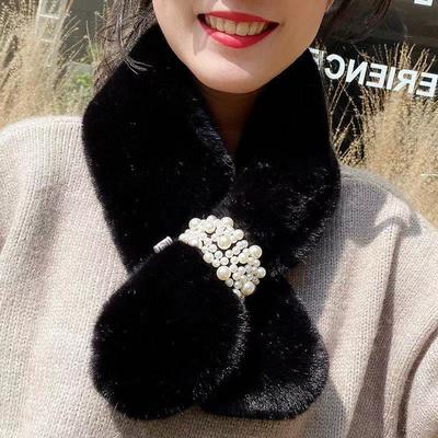 Warm Scarf for Women Plush Scarf Neck Scarf Shawl Fashion Outdoor Warm Scarf Ins
