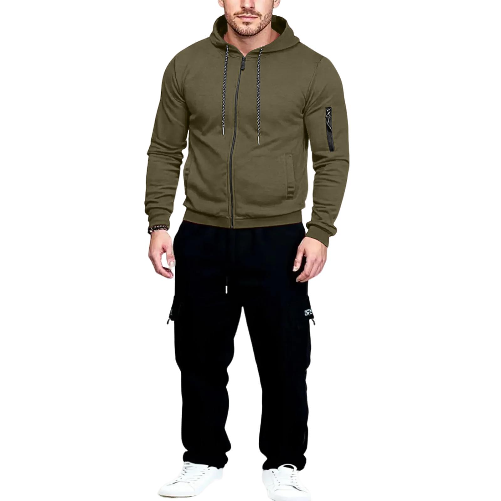 

Solid Color Sports Suit, And Casual For Men L