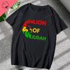 T-shirt Leone Rasta Giuda Cuffie Rastafariano Giamaicano Zion Uomo Cotone di Alta Qualità Canottiera Casual Traspirante Abbigliamento Street