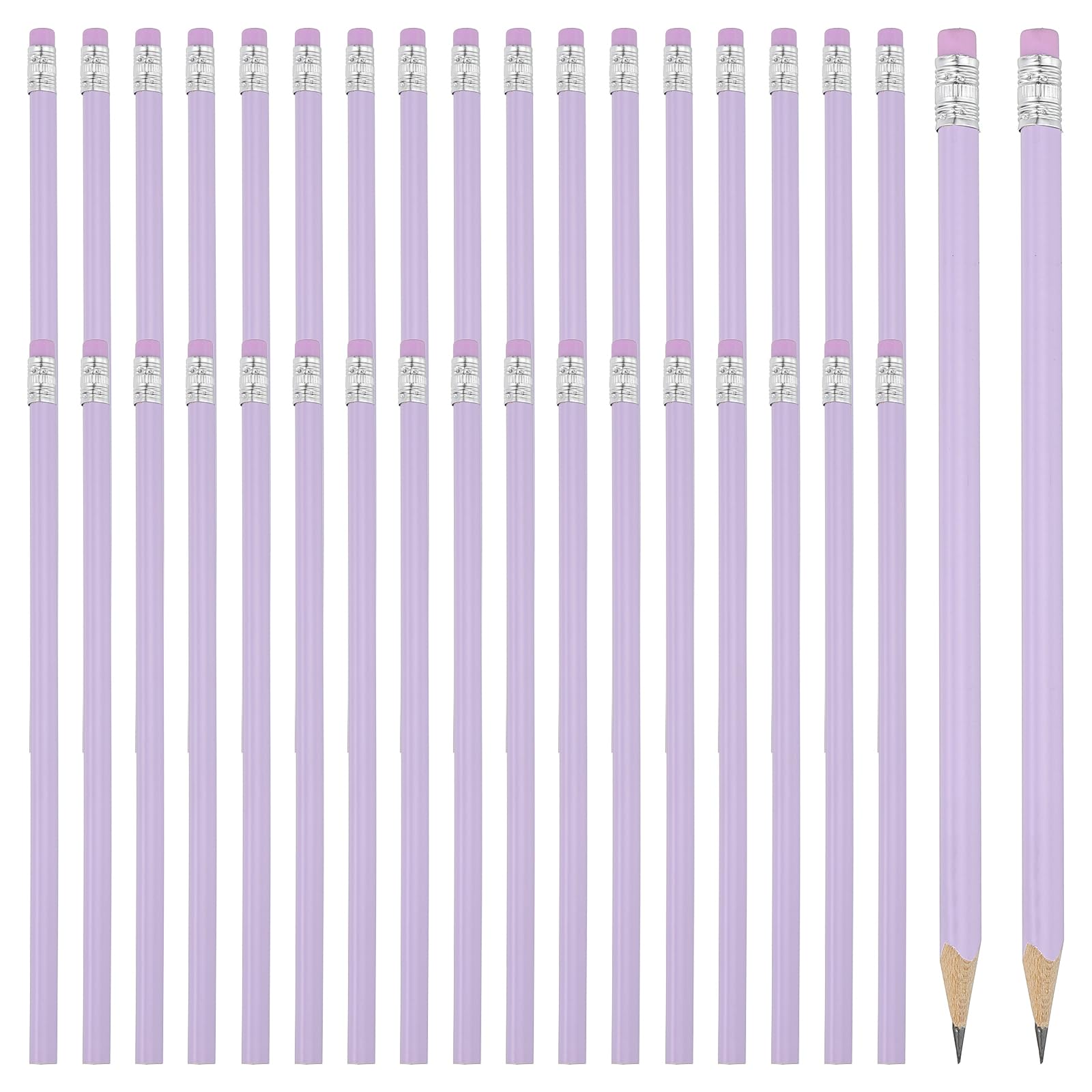 

PATIKIL 36 шт. Круглые Треугольные Деревянные Графитовые Карандаши HB для Письма, Рисования, для Класса, Офиса, Фиолетовые Карандаши, Карандаши, Ластик, Принадлежности, фиолетовый