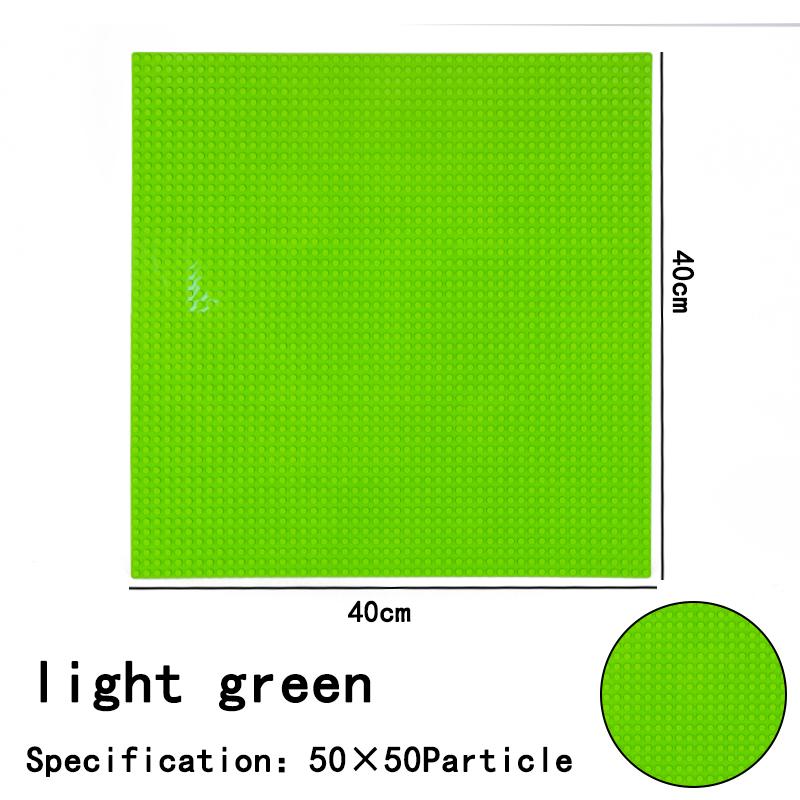 50x50 Dots Classic Large Base Plates - Small Size DIY Bricks Assembly Baseplates - ABS Plastic Building Block Plate for Children Gift