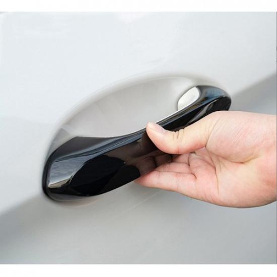 4x Black For BMW 5 7 Series F10 F11 F07 F01 F02 External Door Handle Panel Cover