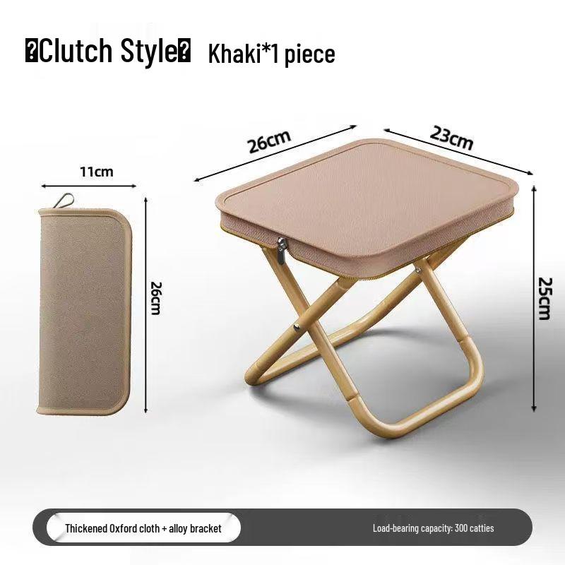 Tragbarer Multifunktions-Outdoor-Hocker und Umhängetasche für Reisen und Angeln