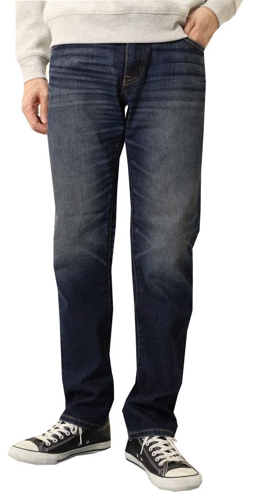 Edwin XV Regular Straight Denim Washed Dark Distressed Men's Pants, EXV403,