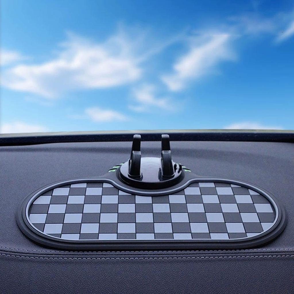 Multifunction Car - Mat Auto Phone Holder Car Dashboard Mat with Phone Holder In Car Auto Non- Car Mats for Phone ( )