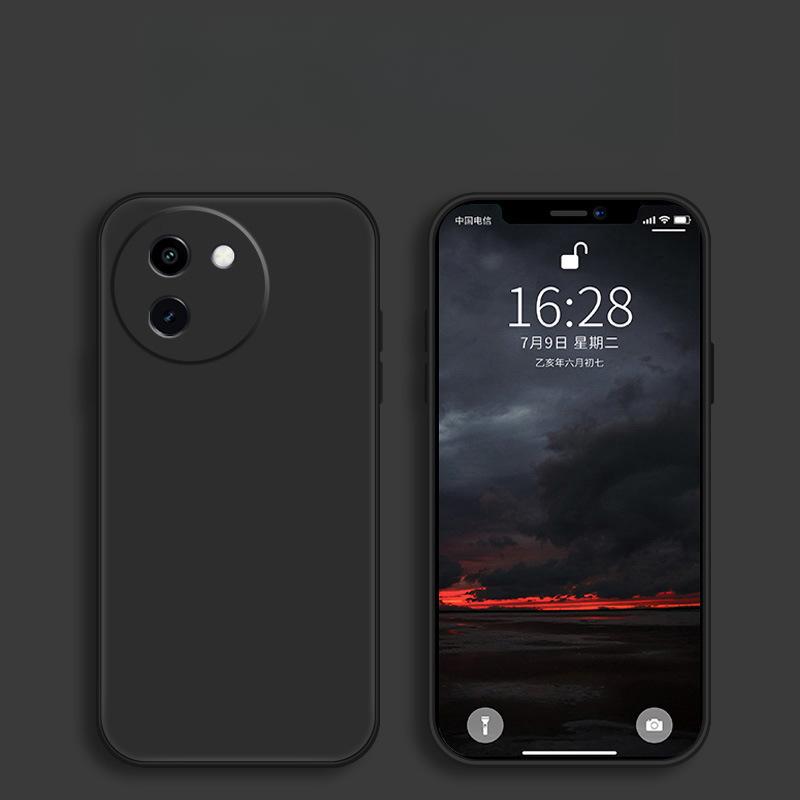 Applicable To Vivoy200i Mobile Phone Case Protection Case Liquid Soft Silicone Full-cover Anti-fall Case for Men and Women