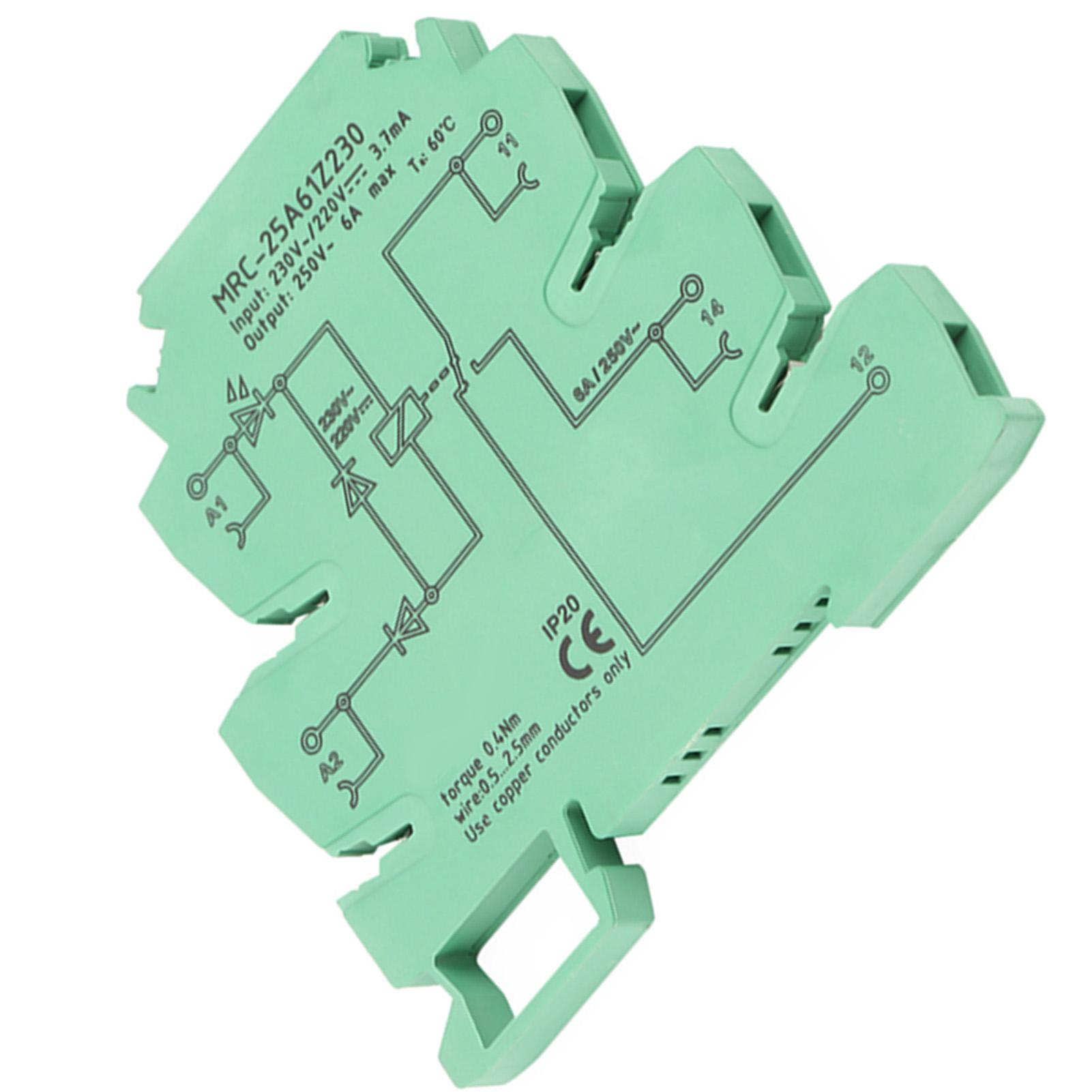 

MRC25A61Z230 PLC Electromagnetic Contact Interface Relay Module Input 230VAC220VDC 1NO 1 NC