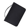 150 Slots Large Capacity PU Leather Fabric Pencil Case Zipper Pen Bag