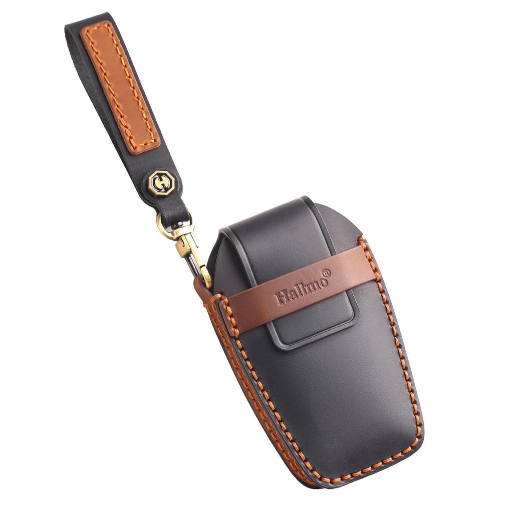 LCD-Schlüsselhülle aus Leder für BMW 7er 730Li 740 und 5er 530