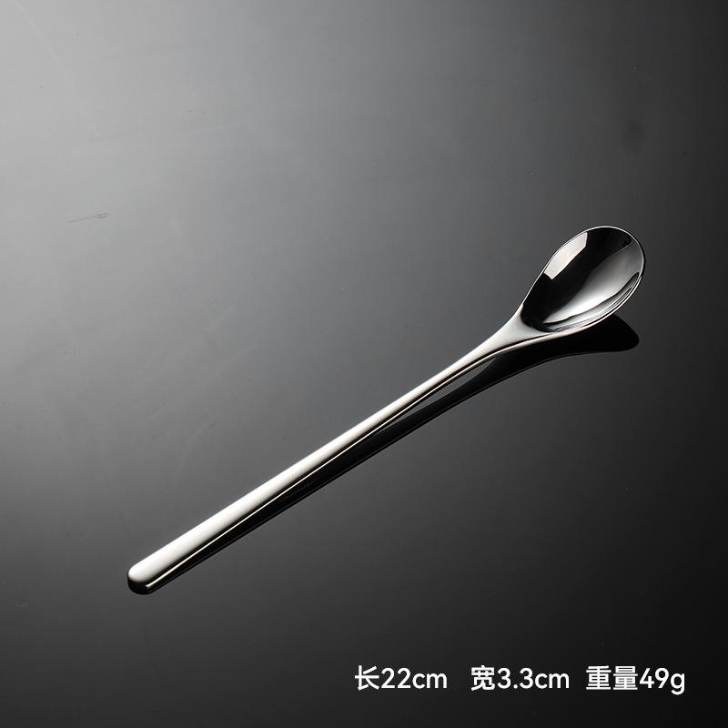 304 Stainless Steel Bibimbap Spoon Size Mirror Polished Extended Spoon Restaurant Stirring Spoon