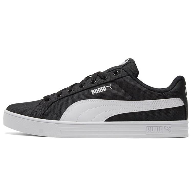 PUMA Smash Vulc Retro Casual Skateboarding Shoes Unisex Black Men s 385554-02 EU 35.5