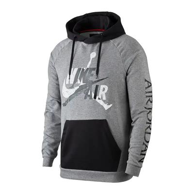 Nike Sudadera Americana con Capucha Estampado de Letras Sudadera Raglán Sudadera para Hombre Gris CK2852-092