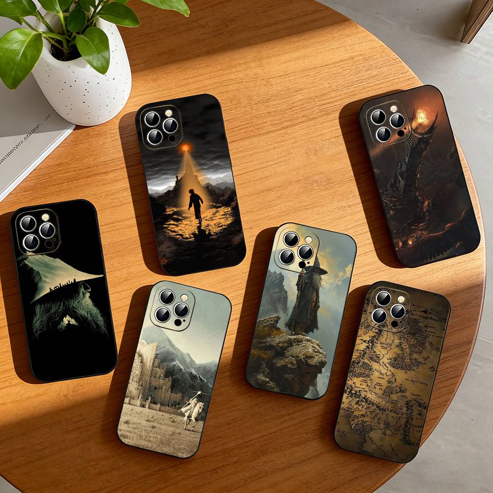The L-lord of the R-rings Phone Case Silicone Soft For IPhone 17 16 15 14 13 12 11 X XR Plus Pro Max Plus